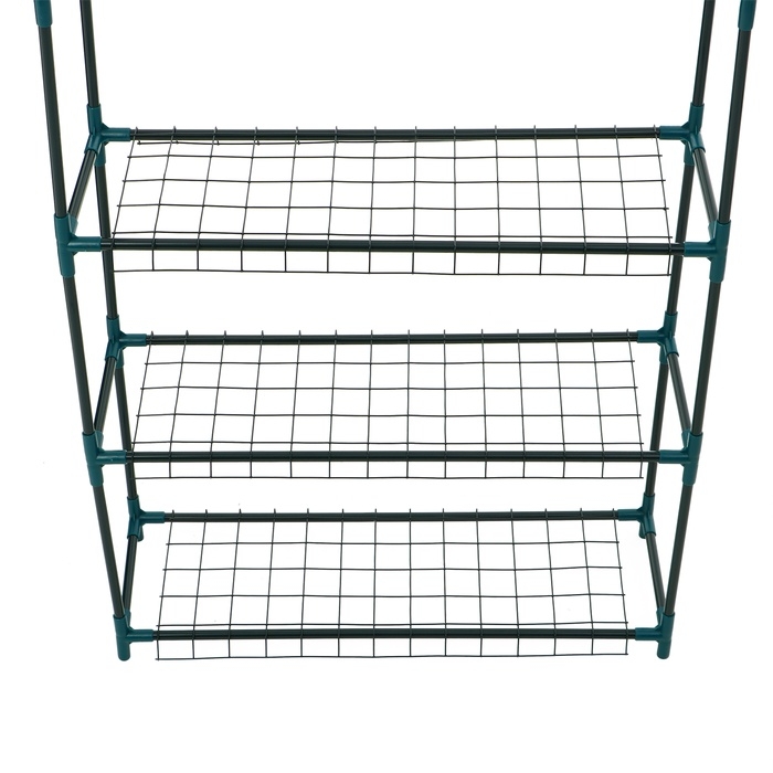 Парник-стеллаж, 3 полки, 110 × 22 × 65 см, металлический каркас d = 12 мм, чехол плёнка 80 мкм, Greengo Парник-стеллаж, 3 полки, 110 × 22 × 65 см, металлический каркас d = 12 мм, чехол плёнка 80 мкм, Greengo