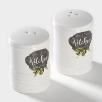 Набор для специй Доляна &laquo;Гурман&raquo;, 2 предмета: солонка, перечница, 120 мл