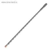 Бур по бетону ТУНДРА, крестовый наконечник, двойная спираль, SDS-plus, 8 х 310 мм
