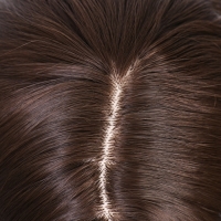 Парик искусственный, имитация кожи, 60 см, 160 гр, цвет русый