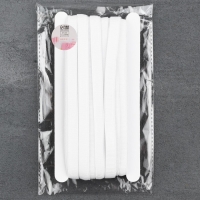 Резинка с силиконом, 10 мм, 10 &plusmn; 1 м, цвет белый