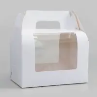 Коробка под рулет, белая 16.5&times;11&times;10 см