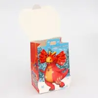 Подарочная новогодняя коробка &laquo;Турбозавры&raquo;, Домик, 12&times;8.5&times;17.5 см