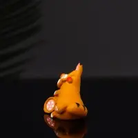 Фигура "Котик спит на колбасе" 4.2х3.7х3 см