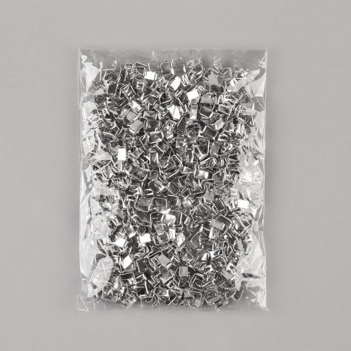 Нижний ограничитель для молнии, металлический, №3, 1000 ± 20 шт, цвет серебряный Нижний ограничитель для молнии, металлический, №3, 1000 ± 20 шт, цвет серебряный