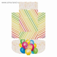 Коробка‒пенал, упаковка подарочная, &laquo;С Днём рождения&raquo;, 30 х 23 х 12 см