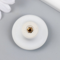 Ручка для шкатулки керамика, металл "Голубой монстрик с зайкой" 3,8х3,8х2,8 см Ручка для шкатулки керамика, металл "Голубой монстрик с зайкой" 3,8х3,8х2,8 см