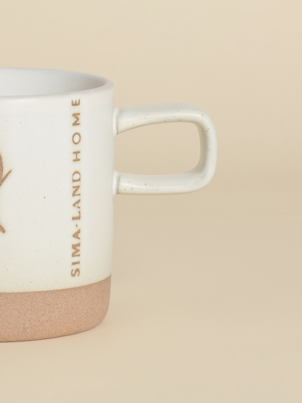 Кружка SL Home "Цветок", 520 мл, 13,5х9,6х9,8 см.