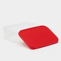 Контейнер пищевой Доляна, 1,2 л, цвет красный