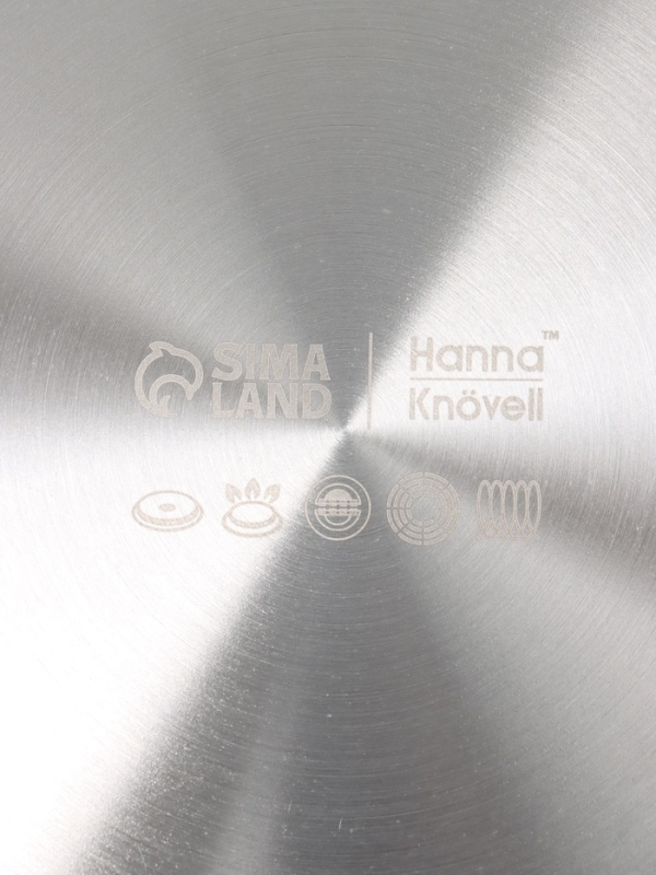 Сковорода 3Ply d=21 см, h=5 см, толщина 2,2 мм, индукция