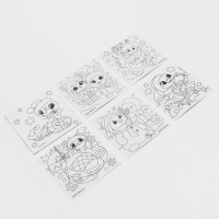 Ёлочные шары под раскраску на новый год «Чудесный подарок»», d = 7 см, новогодний набор для творчества Ёлочные шары под раскраску на новый год «Чудесный подарок»», d = 7 см, новогодний набор для творчества