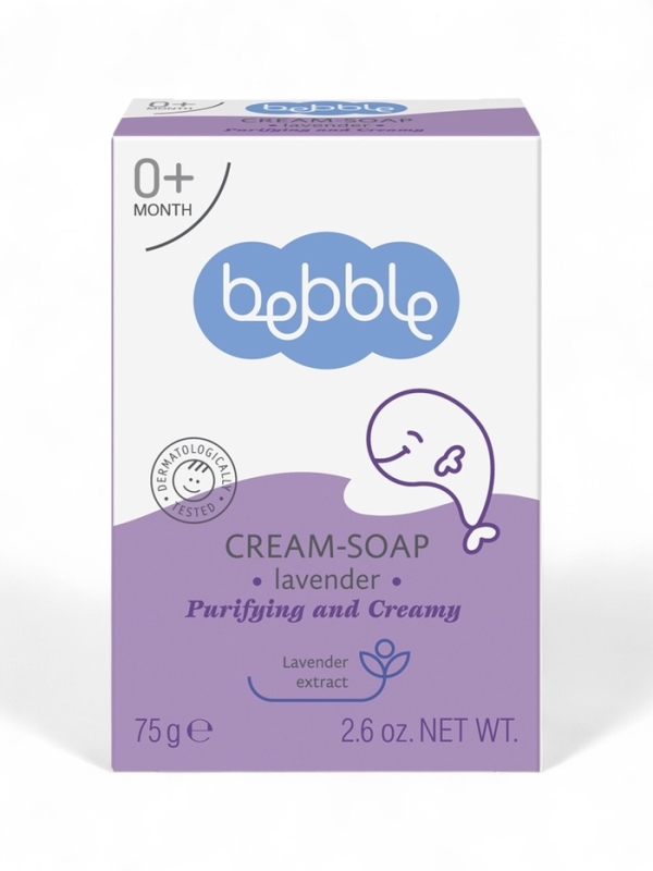 Крем-мыло детское Bebble с ароматом лаванды, 75 г