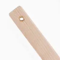 Щетка-пуходёрка деревянная ZOONIK полукруглая, большая с каплей, 85&times;55 см