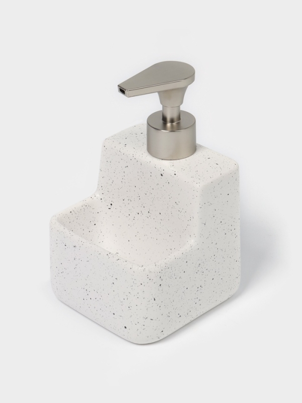 Дозатор для моющего средства с подставкой для губки Дозатор для моющего средства с подставкой для губки