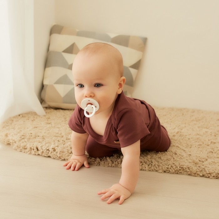 Штаны детские MINAKU, цвет коричневый, рост 74-80 см