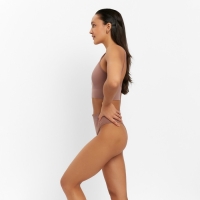 Комплект женский (топ, трусы) цвет кофе, размер 42-44