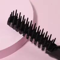 Расчёска складная, 20/10&times;2.8 (&plusmn;1) см, чёрная