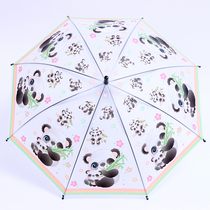 Детский зонт п/авт со свистком «Панда и малыш» d = 84 см, 8 спиц, 65 × 7 × 6 см Детский зонт п/авт со свистком «Панда и малыш» d = 84 см, 8 спиц, 65 × 7 × 6 см