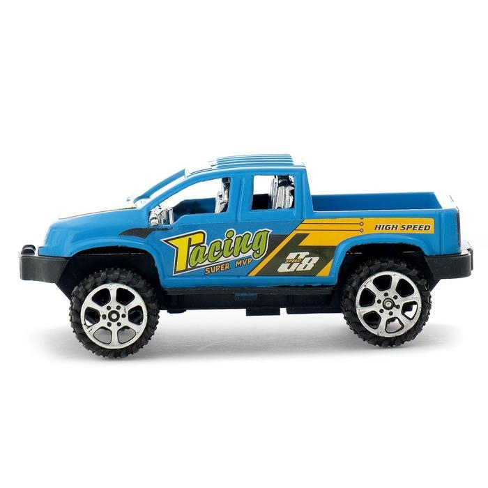 Машина инерционная &laquo;Джип-пикап&raquo;, цвета МИКС