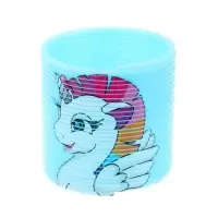 Пружинка - радуга &laquo;Единорог&raquo;, d=3.5 см, в шоубоксе, МИКС