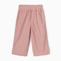 Брюки детские Крошка Я &laquo;Горошек&raquo;, рост 92-98 см, розовые