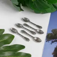 Сувенир кошельковый металл "Ложка резная" (В28849) 5х1,1 см