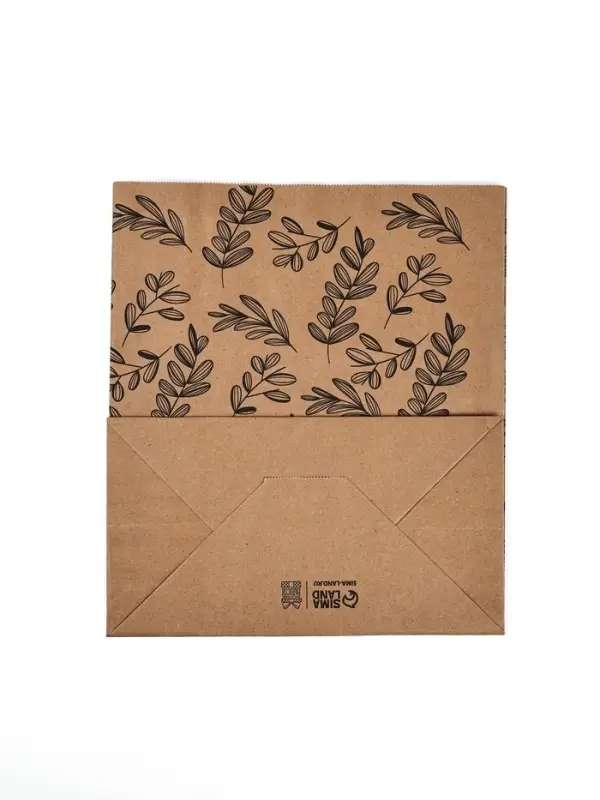 Пакет подарочный крафтовый &laquo;Эко&raquo;, 24 х 28 х 14 см