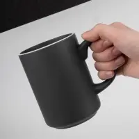 Кружка Mugful, темно-серая (графитовая)