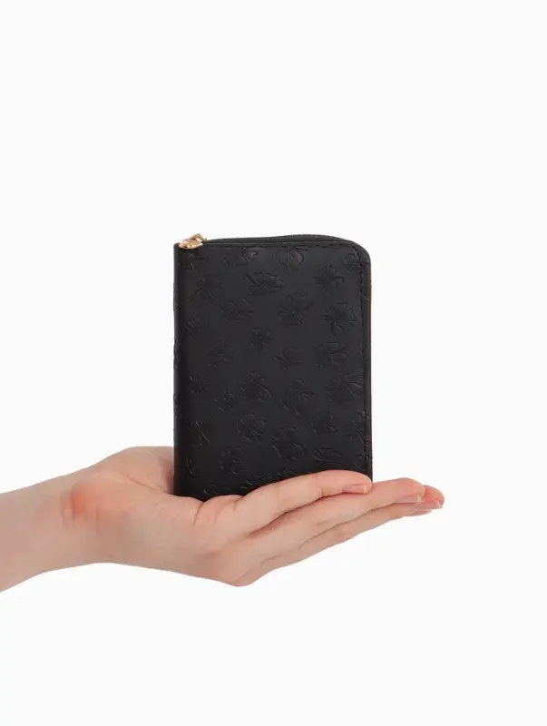 Кошелек жен 07-01-01 Июнь2526, 13*2*9 см, 2 отд+отд/молн, д/карт,черный