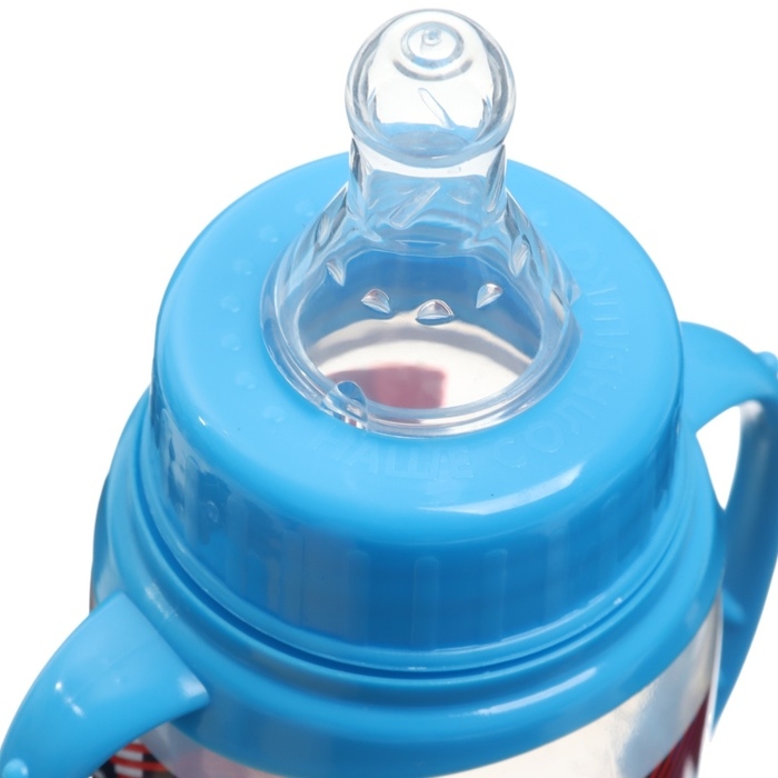 Подарочный детский набор &laquo;Джентльмен&raquo;: бутылочки для кормления 150 и 250 мл, прямые, от 0 мес., цвет голубой