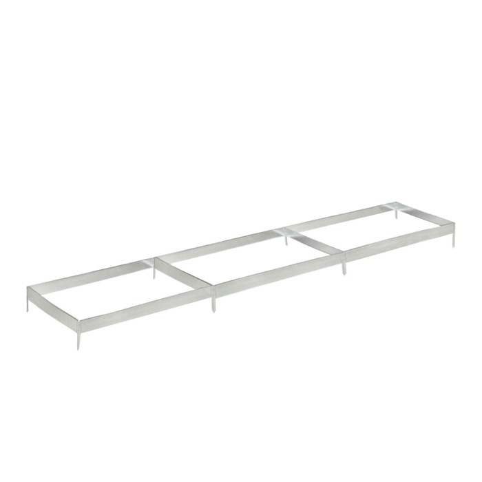 Грядка оцинкованная, 585 &times; 100 &times; 15 см, Greengo