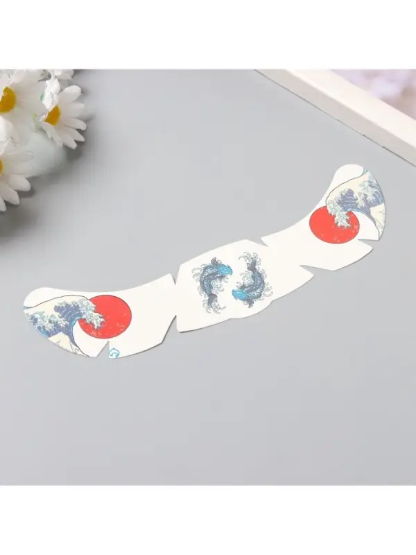 Переводная тату на тело цветная &laquo;Веснушки. Волна&raquo;, 16&times;5 см