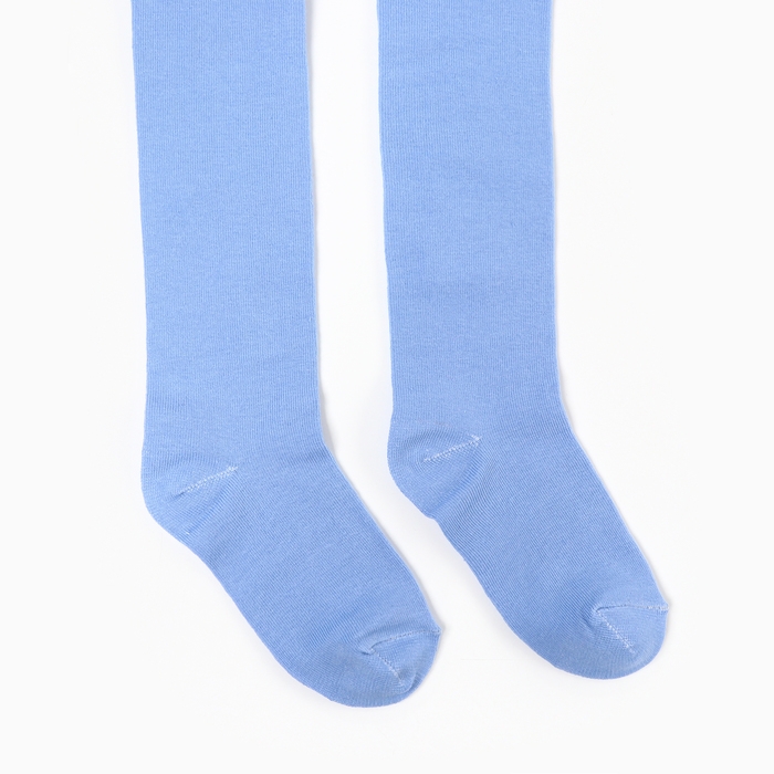 Колготки детские, цвет голубой, рост 68-74 см