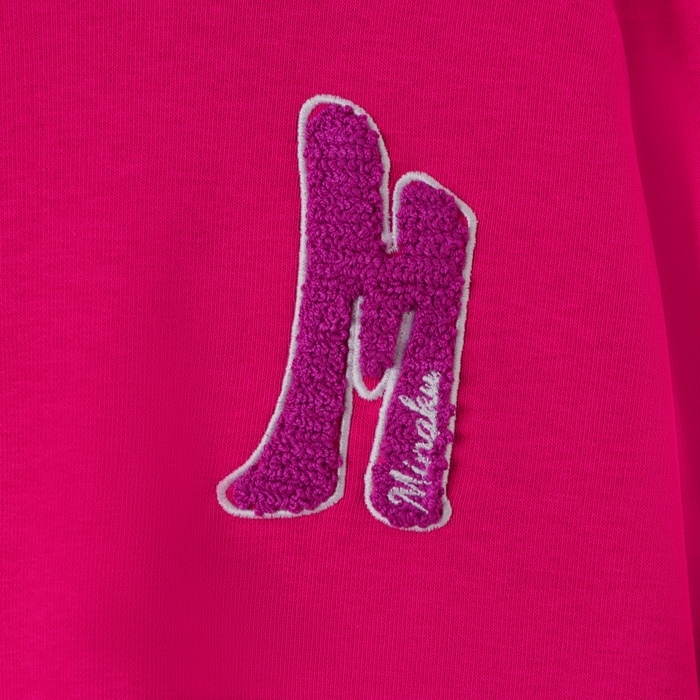 Толстовка (худи) детская MINAKU: Exclusive print, цвет фуксия, рост 134 см