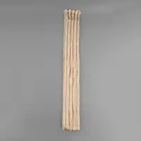 Молния металлическая, №3, неразъёмная, замок автомат, 60 см, бежевая