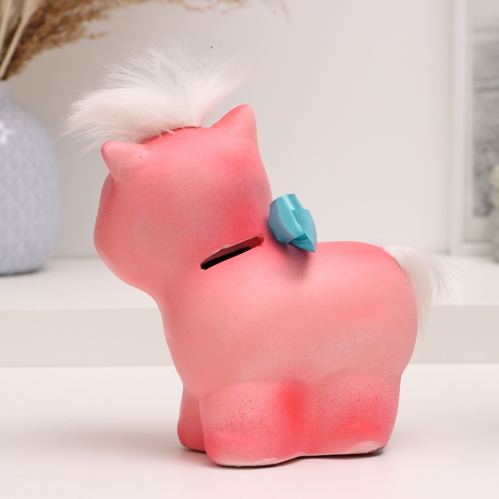 Копилка Копилка "Единорог" 16х12х18см, розовый