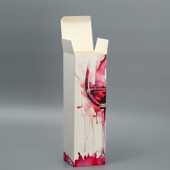 Коробка подарочная складная, упаковка, «Время пить вино», 9 х 32 х 9 см Коробка подарочная складная, упаковка, «Время пить вино», 9 х 32 х 9 см