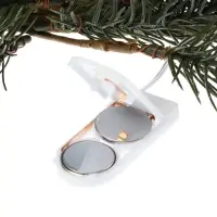 Декор настенный &laquo;Еловая ветвь с шишками&raquo;, 70&times;27 см, 30LED, от батареек CR2032&times;2, свечение тёплое белое