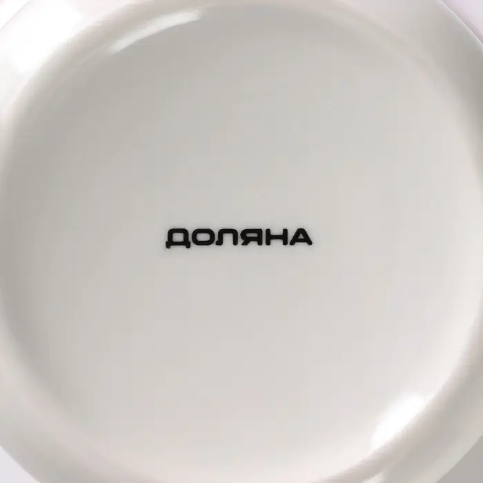 Кружка фарфоровая Доляна &laquo;14 февраля. Сердце&raquo;, 370 мл, цвет белый