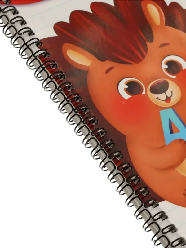 Прописи с углублениями и наклейками "Печатные буквы", 40 страниц,