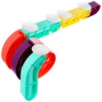 Игрушка для ванны &laquo;Водная горка&raquo;, 11 деталей, 5 игрушек, ковш, на присосках, Крошка Я