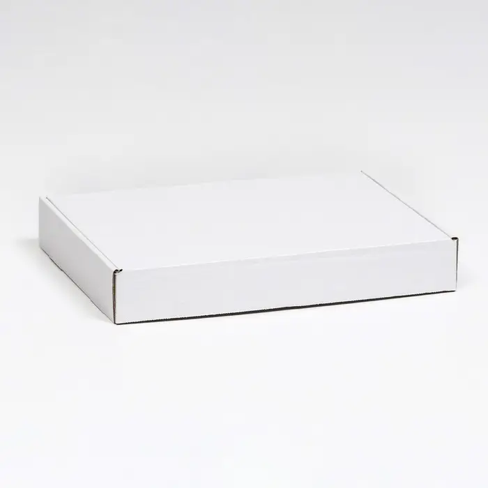 Коробка для пирога, белая, 32,6 x 22,9 x 4,8 см