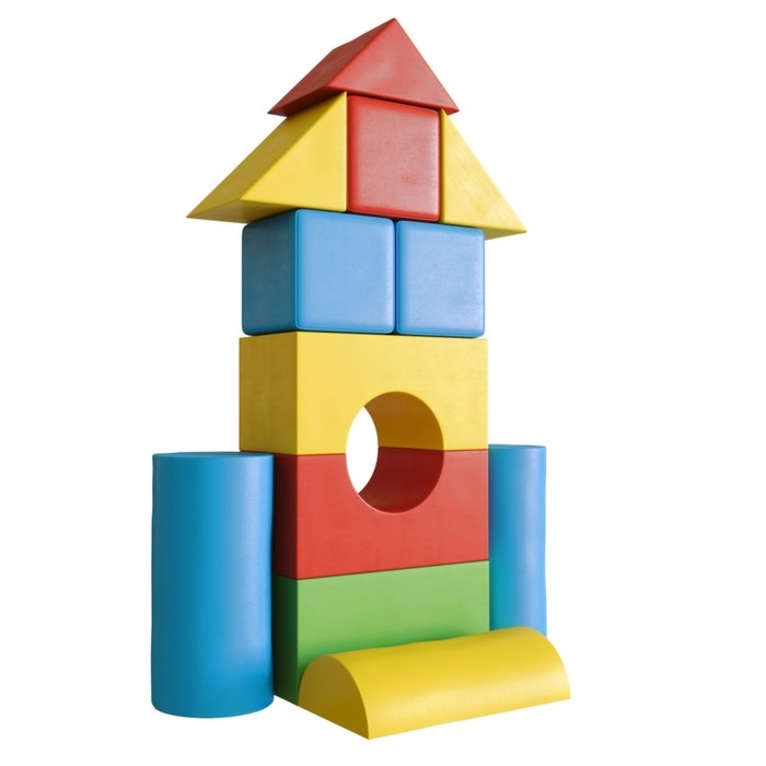 Мягкий конструктор «Ракета», 13 элементов Мягкий конструктор «Ракета», 13 элементов