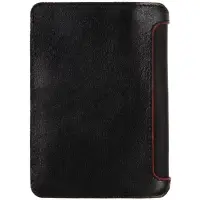 Автобумажник Arrival, черный с красным