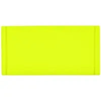 Лейбл из ПВХ Dzeta, S, желтый неон