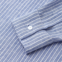 Рубашка мужская MINAKU в полоску, белая/голубая, размер 50