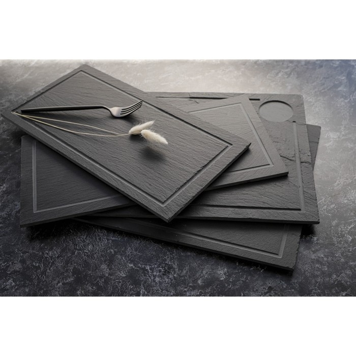 Доска для подачи из сланца Magistro Valley, 35&times;20 см