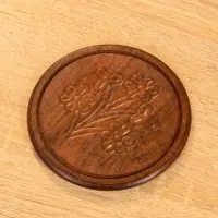 Подставка под горячее "Кресло" (набор 6 шт), 14х10х6,5 см, дерево шишам