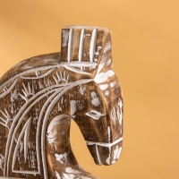 Сувенир &laquo;Конь&raquo;, 25&times;10&times;37 см, дерево, коричневый