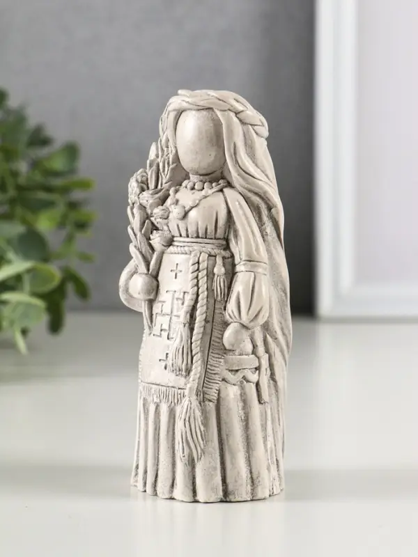 Фигура гипс "Лесная Берегиня" 13х6 см, под камень